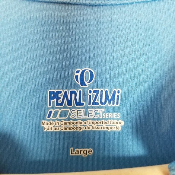 Pearl Izumi Select Series Mens L Blue Short Sleeve - Picture 5 of 7
